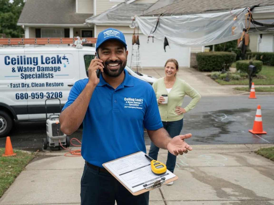 Ceiling Leak Cleanup Greenbrier, AR FAQs